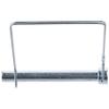 1Pc 12 X 90mm Safety Coupler Pin 1/2" X 3-1/2" Spring Buckle Pin Shaft Locking Pin Lawn, Garden