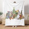 Christmas Winnie Pooh Party Blanket Soft Throw Blanket For Home Bedroom Bed Sofa Travel Office Solid Christmas Blanket