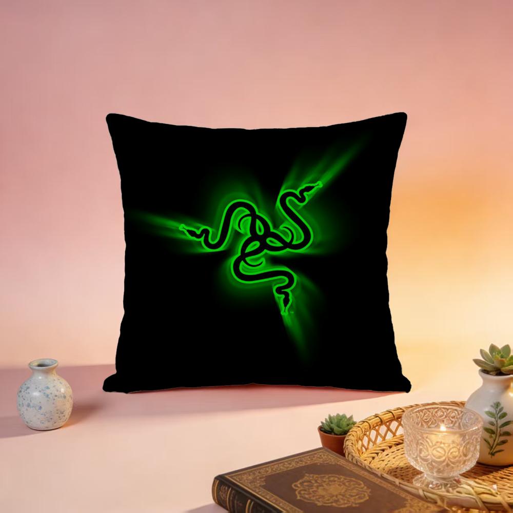 Popular RRazered Cushion Cover Premium SkinFriendly Pillow Case MultiPurpose for Home Office Travel