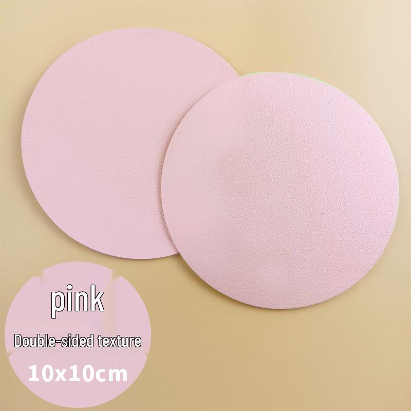 Двусторонние водонепроницаемые нескользящие подставки Cross-Border из искусственной кожи - настраиваемые изоляционные прокладки с корпоративным логотипом