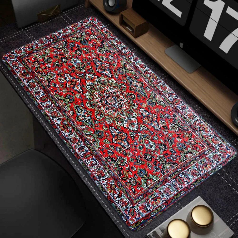 Hot Sell Persian Hd Mousepad Large Big Office Carpet Cushion Gamer Desk Mat Computer Accessorie Table Speed Nonslip Rubber Rug