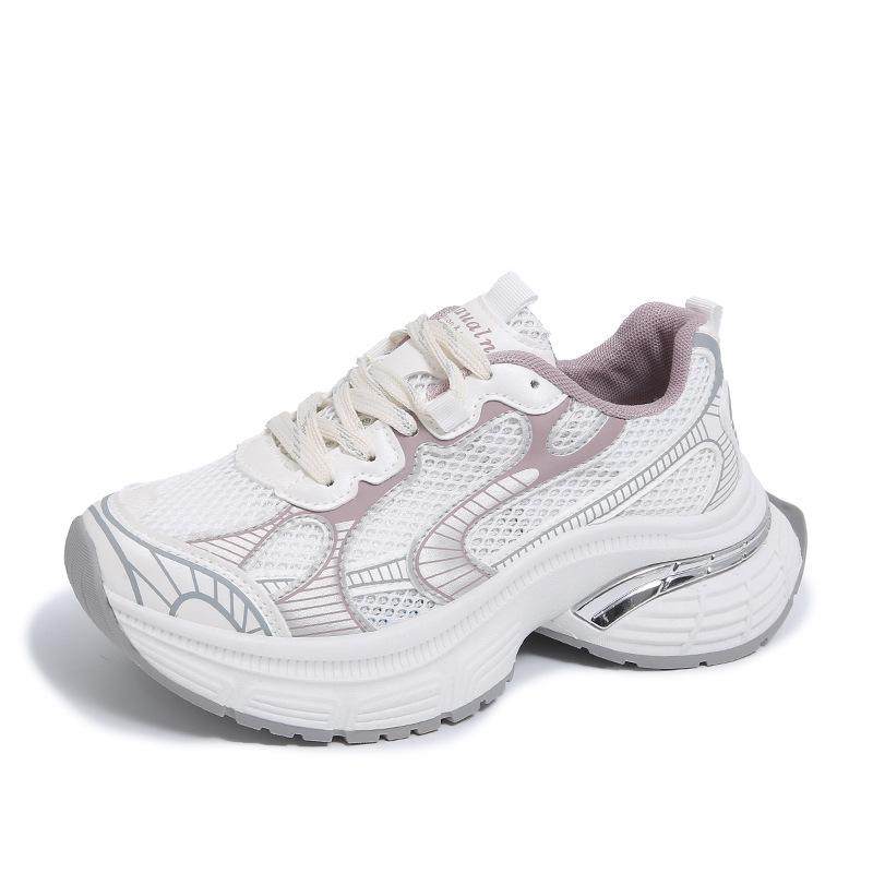 Новые папины кроссовки женские летние студенческие спортивные кроссовки для бега повседневная обувь на утолщенной высокой подошве