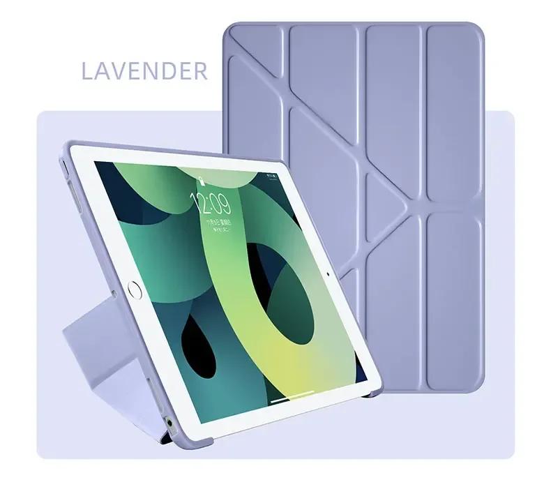 NEW for IPad A16 11th Smart Case Air Pro MINI 4 5 6 7 8 9 10th Generation 11 12.9 13 Inch Y-fold TPU Auto Sleep Wake Cover