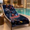 Custom Name Max Verstappen Beach Towel Personalized Text Soft Towel Swimming Travel Bath Gift