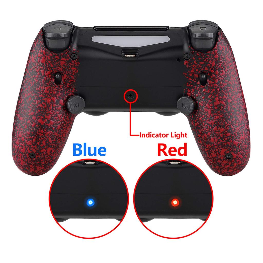 eXtremeRate PS4 Controller Back Button Dawn FlashShot Trigger Stop Remap Compatible with PS4 Controller JDM with Upgrade Board Redesigned Back Case