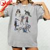 Weird Medieval Battle Shirt, Medieval Marginalia Short Sleeve T-shirt Medieval War Knight Graphic Print  Clothes