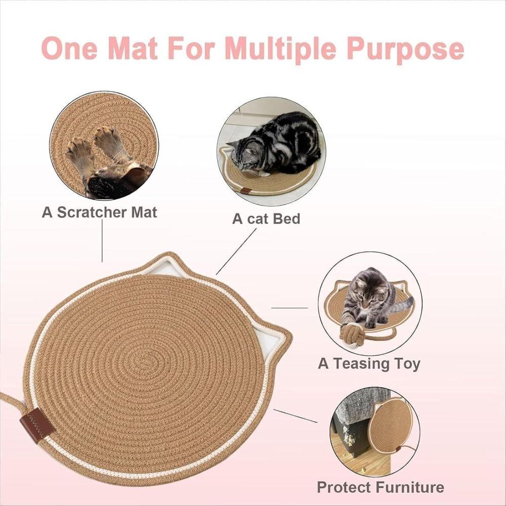 Claw Care Cat Scratcher Mat Sofa Furniture Protector Kitten Claw Scratcher Pad
