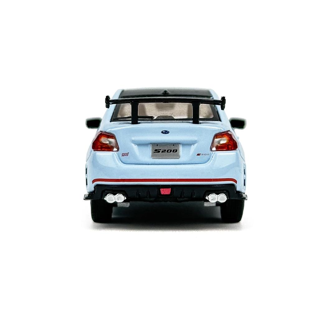 PAUDI MODEL масштабная модель автомобиля Subaru WRX STI S208 правый пептидный автомобиль синий 1/64