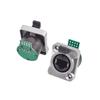 Сетевой Ethernet-разъем RJ45 8P8C Cat5e для наружного использования, штекер (папа), гнездо (мама), для печатной платы/Прямой угол/Прямой, 8-контактный, адаптер сигнала