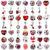 New Fashion Charm Original Angel Red Wine Cup Sail Love Beading Suitable For The Original Lady Bracelet Jewelry Gift