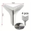 4pcs Modern Metal Furniture Legs Furniture Legs Replacement for Dresser Cabinet Couch