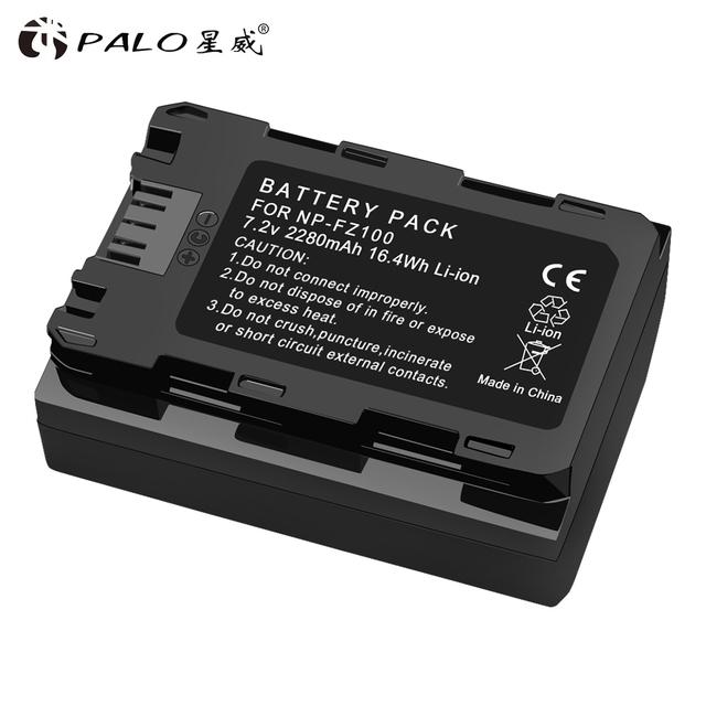 PALO Комплект батарей NP-FZ100 NPFZ100 NP FZ100 для Sony NP-FZ100, BC-QZ1, Sony a9, a7R III, a7 III, ILCE-9, A6600