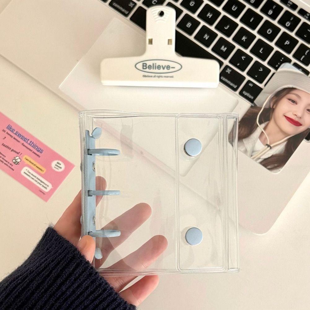 A8 3 Inch Card Album Cover Double Button Mini Picture Case Cover 3 Inch Photo Album Cover  Travel