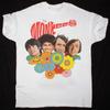 Редкая Белая Смешная Футболка Группы The Monkees Для Фаната