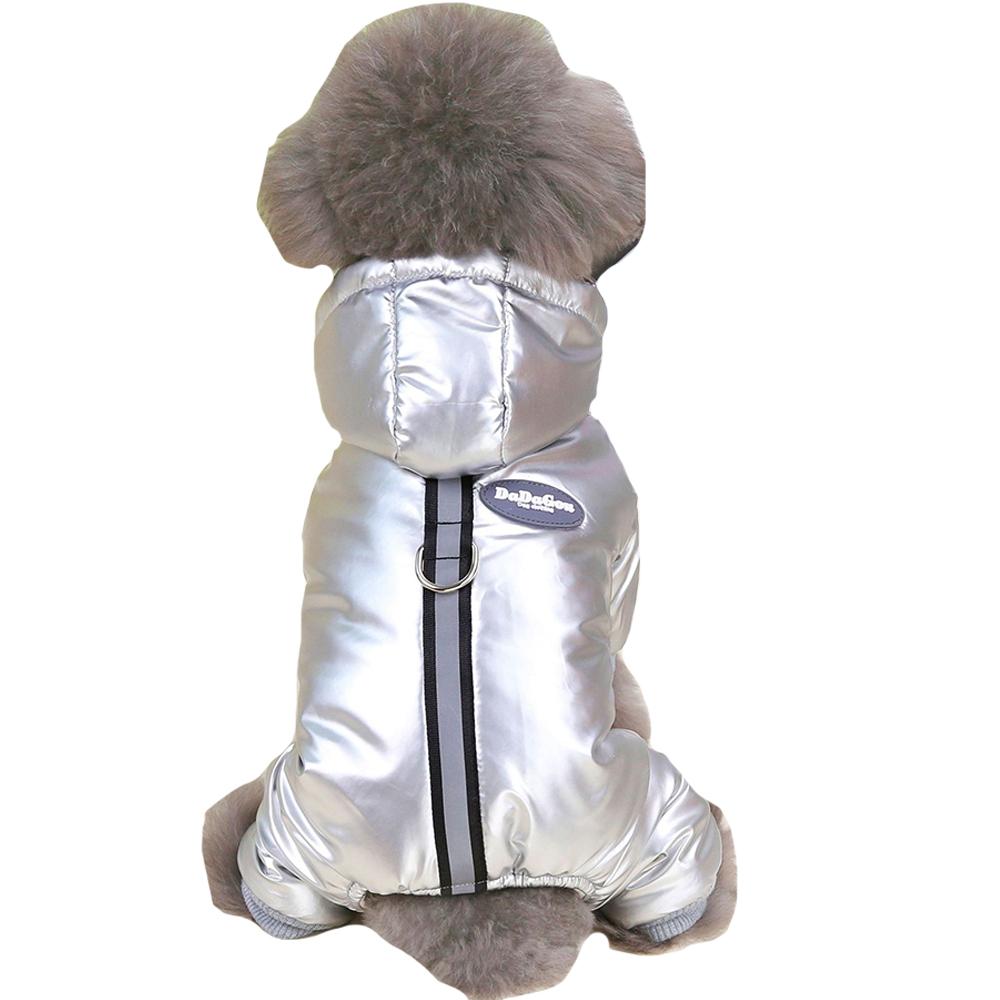 Winter Dog Clothes Thicken Puppy Hoodies Warm Dog Jumpsuits Waterproof Pet Jacket Coat for Small Medium Dogs Chihuahua Apparel French Bulldog Overalls
