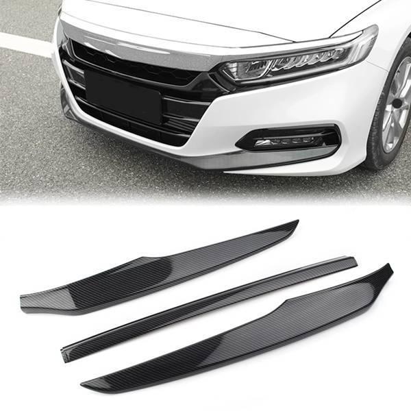 3-компонентная накладка на передний бампер для Honda Accord 2018-2020
