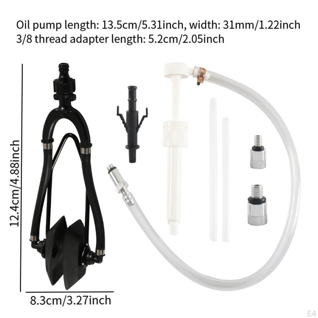 Lower Unit Gear Oil Pump 8cc Hand 3/8 Inch Metal Swivel Fluid
