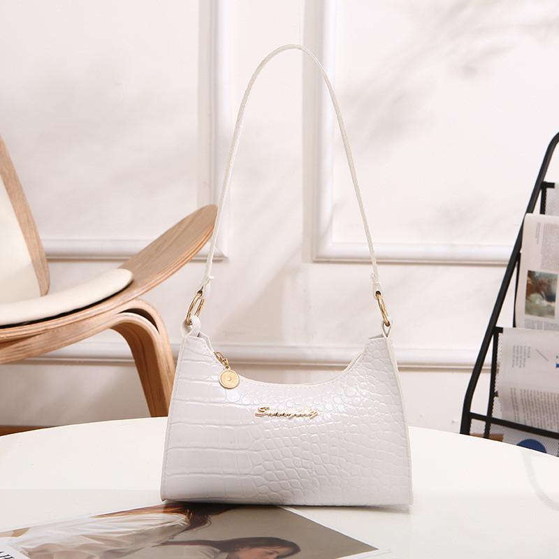 Hobo 2022 Cross-border Women's Bag Wholesale Southeast Asia New Shoulder Bag Ladies Handbag White