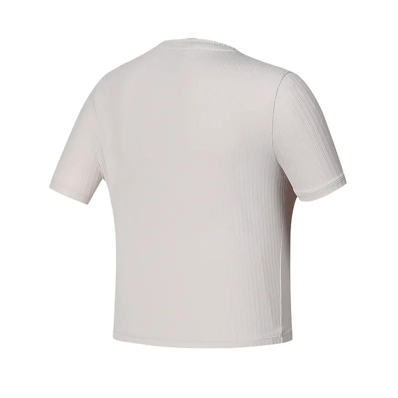 FILA T-Shirts Women's Lead Gray Crew Neck Moderate (Unisex) T-Shirts A11W421108FGY