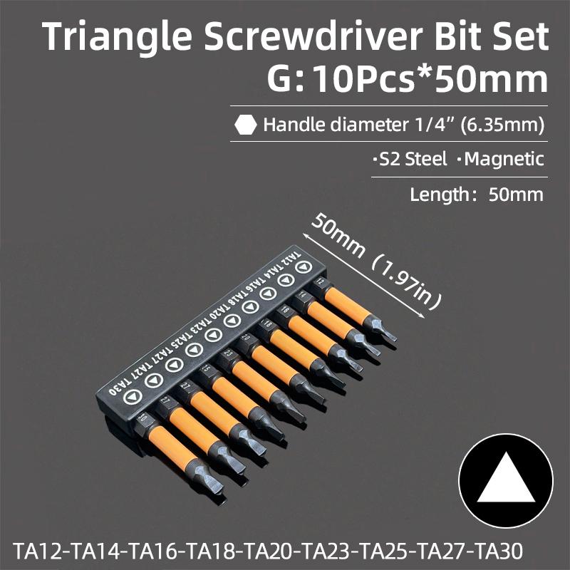 Шестигранный ключ-шестигранник Набор отверток Магнитные крестовые отвертки Torx Plum Security Tamper Proof Сверла Отвертка Ручной инструмент