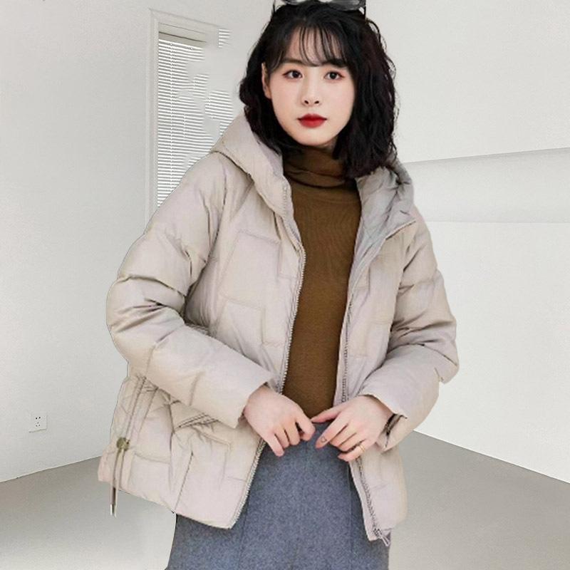 Пуховик женский 2024 новая зимняя женская одежда японский и корейский стиль свободный большой размер пуховик женский утиный пух