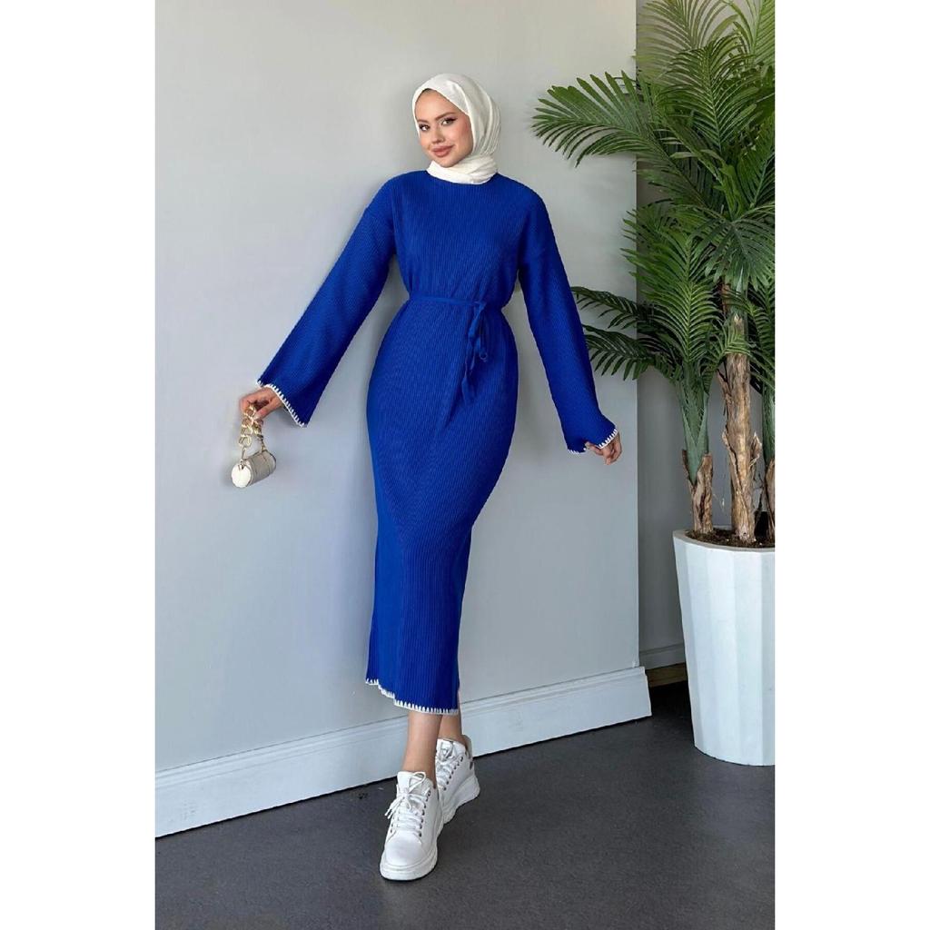 Zeynep Трикотажное Платье Черное