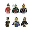 Brick Cool Korea Hero Three Kingdoms Custom Mini Figures 4th Set 6 Set Compatibility Block, Mixed Award