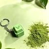 Молочный чай Серия Матча Брелок-антистресс Японский стиль Клавиатура-стиль Шоколадная клавиатура Брелок Творческий 3D-печать