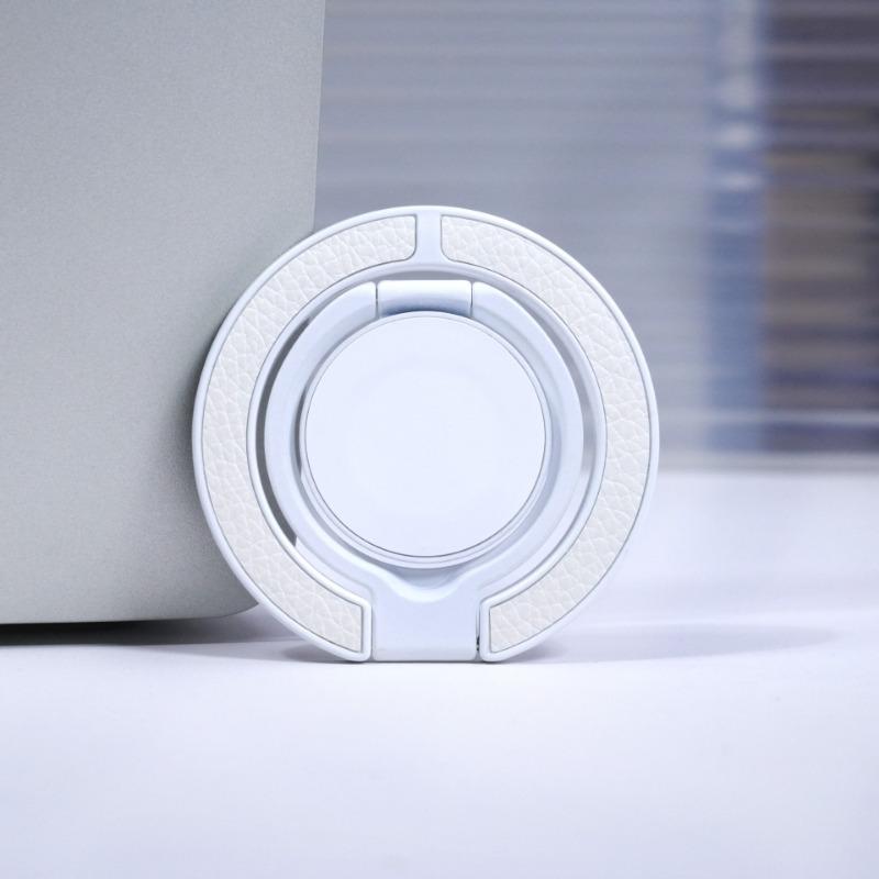 Strong Double Sided Magnetic Multifunctional Car Phone Stand Leather Texture