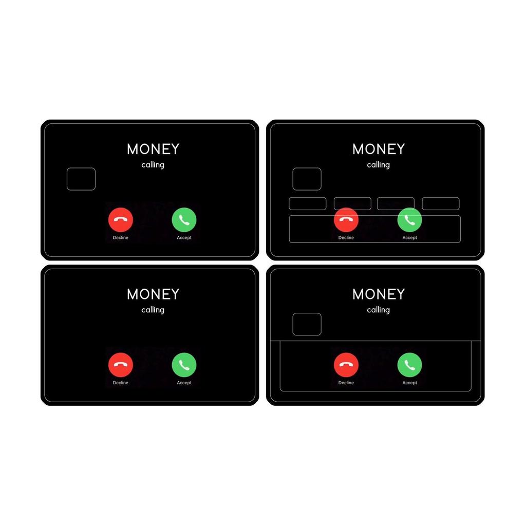 Bank Credit Card Sticker, Bus Card Student Meal Card Decoration, Decal Skin, Glossy Or Credit Card Cover, Chip Cutting