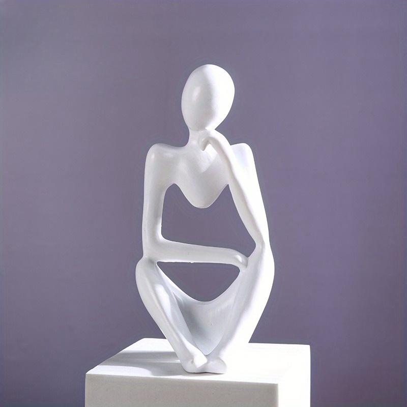 1pc, Character Art Ornaments, Creative and Abstract Resin Decorations, Suitable for Living Room TVs and Model Room Tabletops.