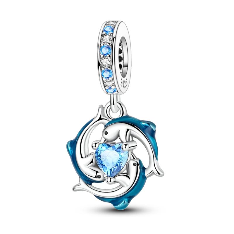 Новый Оригинальный Шарм Подвеска Медь Пингвин Снежинка Капибара Кошка Бабочка Xo Шармы Подходят Браслет Браслет Женские Украшения