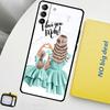 Familie Mom Girl Women Case For Samsung Galaxy S23 FE S22 Ultra S20 S21 FE S8 S9 S10 Plus Note 10 20 Ultra Cover