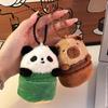 Плюшевый чехол для монет и наушников Capibara Panda для детей