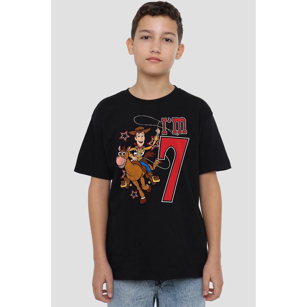 Toy Story Childrens/Kids I´m 7 Woody Birthday T-Shirt