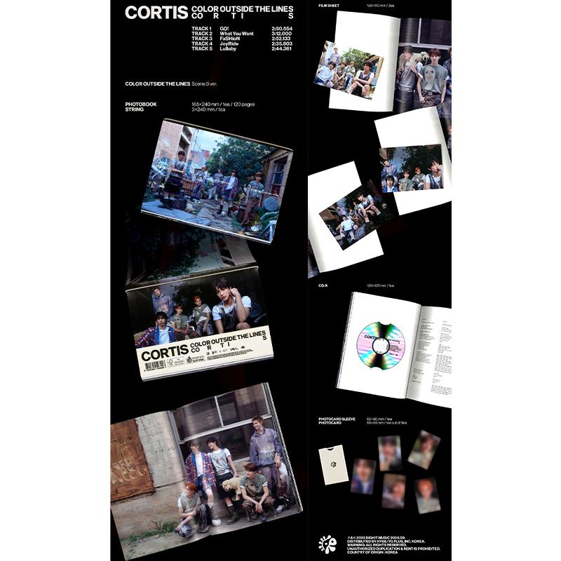 [Предзаказ] Big Hit Новая группа CORTIS Мини-альбом 1-й [COLOR OUTSIDE THE LINES] Версия с фотобуком. (ЛОТЕРЕЯ)