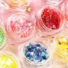 12 Color Irregular Shell Paper Nail Art Glitter Nail Sticker Small Sequin Decoration Tool