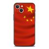 Чехол для телефона с флагом Китая для iPhone 16 15 14 13 12 Pro Max 11 Pro Max 7 8 Plus XS XR Ударопрочный Мягкий чехол Capas