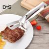 Двусторонний зажим для лопатки, щипцы для гриля, зажим для гриля, щипцы для приготовления пищи на гриле, нержавеющая сталь, многоцелевые кухонные щипцы для дома и улицы