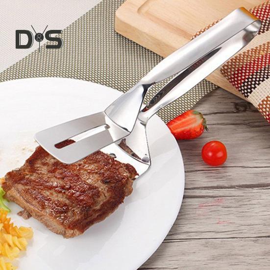Двусторонний зажим для лопатки, щипцы для гриля, зажим для гриля, щипцы для приготовления пищи на гриле, нержавеющая сталь, многоцелевые кухонные щипцы для дома и улицы