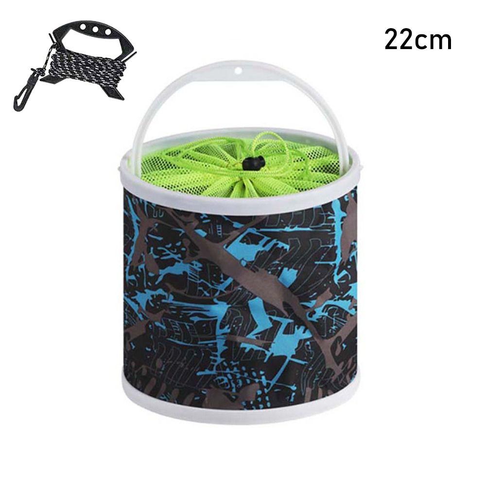 1Pcs Thickened Folding Fishing Bucket Outdoor Water Collection Portable Water Bag