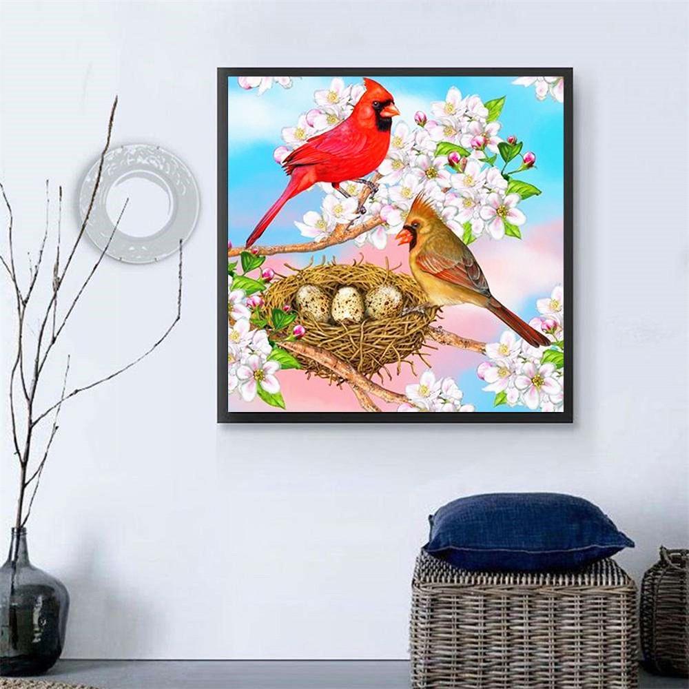 5D DIY Diamond Painting Animal Full Round Bird Diamond Embroidery Rhinestones Picture