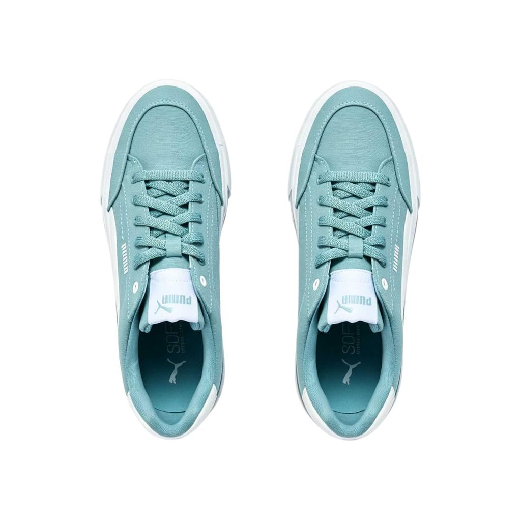 Puma Кеды Court Classic Mid на платформе, холщовые, унисекс