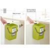 Kitchen Trash Can Hanging Organic Waste Bin Large Capacity Compact Design Bathroom Garbage Bin Container with Lid