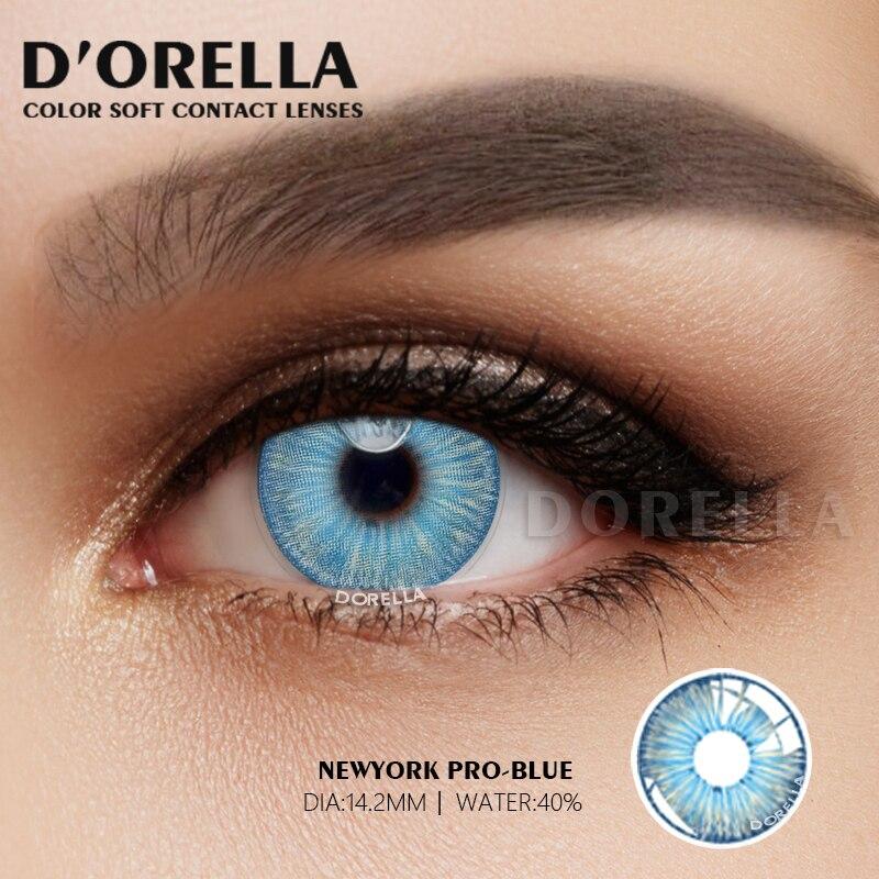 Цветные контактные линзы Dorella, 14,2 мм