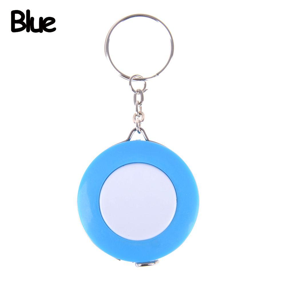 Retractable 150cm/60 Inch Candy Color Measurement Measuring Tool Keychain Tape Measure Soft Ruler