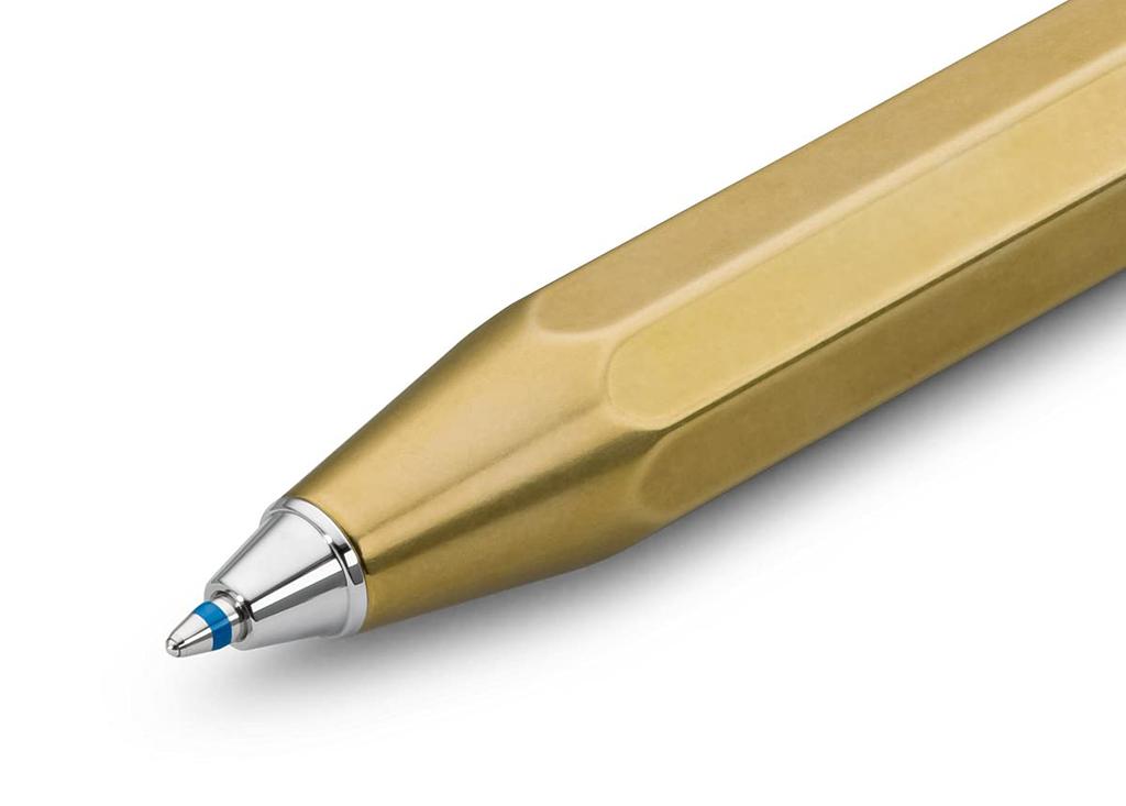 Kaweco Шариковая ручка из латуни, официально импортированная, на масляной основе, Спортивная, BRBP-BR,