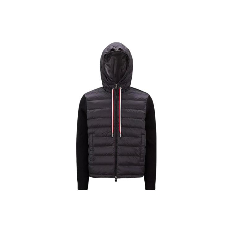 Moncler padded-panel hooded jacket I10919B00005M1367999