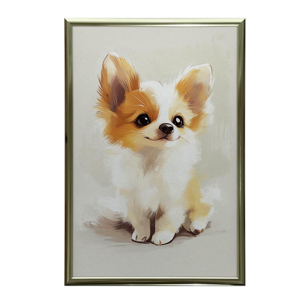 Uroczy Corgi - Plakat Dla Dzieci Uroczy Corgi - Plakat Dla Dzieci, 30X40 Cm, Bez Ramy, Papier Matowy 230 Gsm