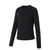 Comfortable Slim Fit Long Sleeve Running T-Shirt Women Tops Black ATLU048-1